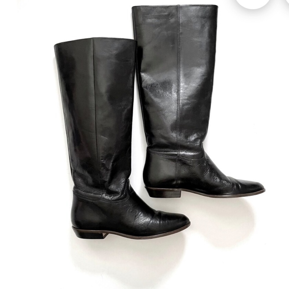 9 West | Woman's | Vintage Black Leather Boots
